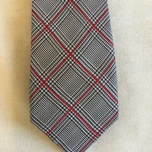 IZOD Men’s TIE black, red, white necktie